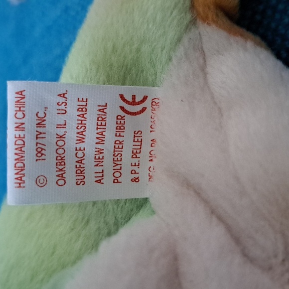 Iggy ty Colorful Plush Chameleon Toy 1997 - Picture 7 of 8